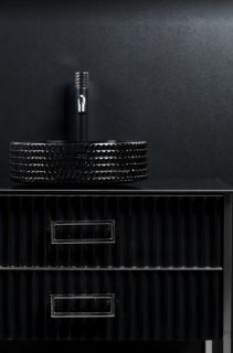 Раковина накладная Boheme чёрный 817-B